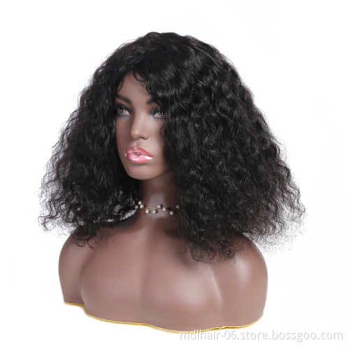 Wholesale Brazilian Water Wave Wigs Remy Glueless Human Hair Wig Full Machine Made Wigs For Women Human
